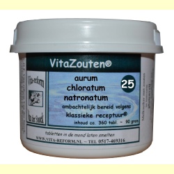 Vitazouten Nr. 25 Aurum chloratum natronatum